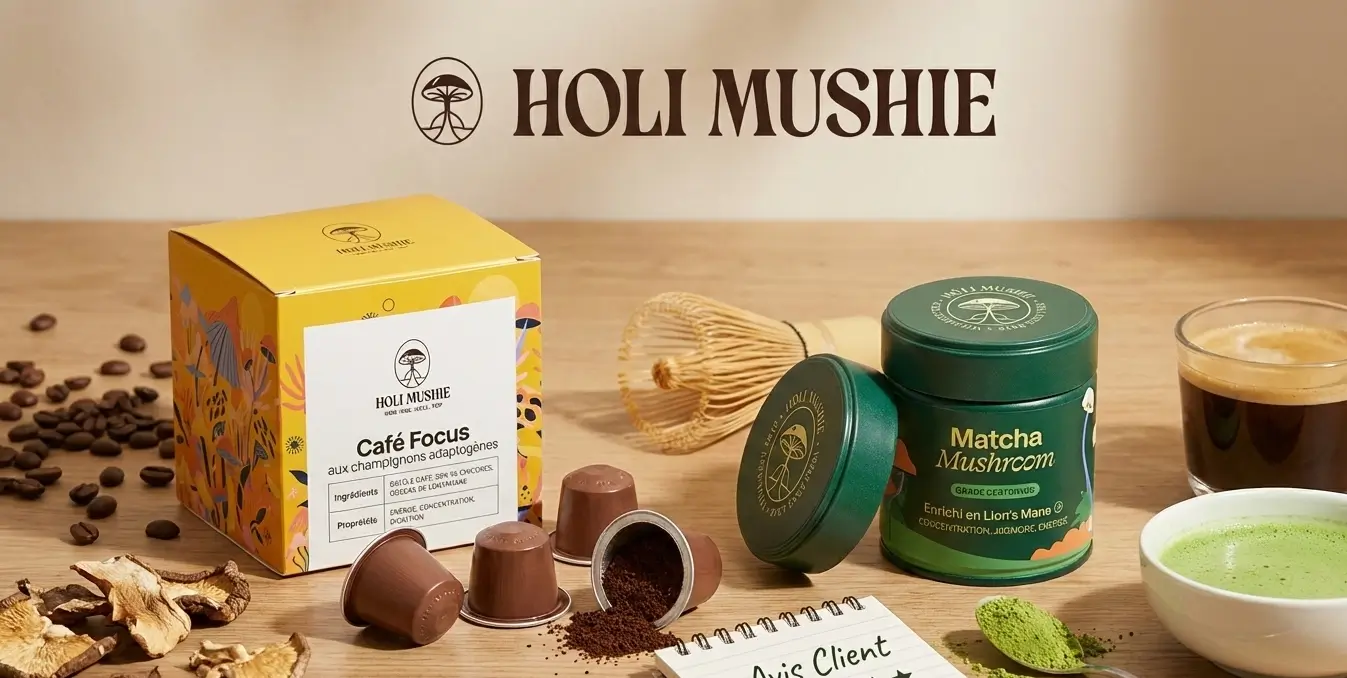 Avis Holi Mushie : L'alternative française au café pour un focus sans stress ?